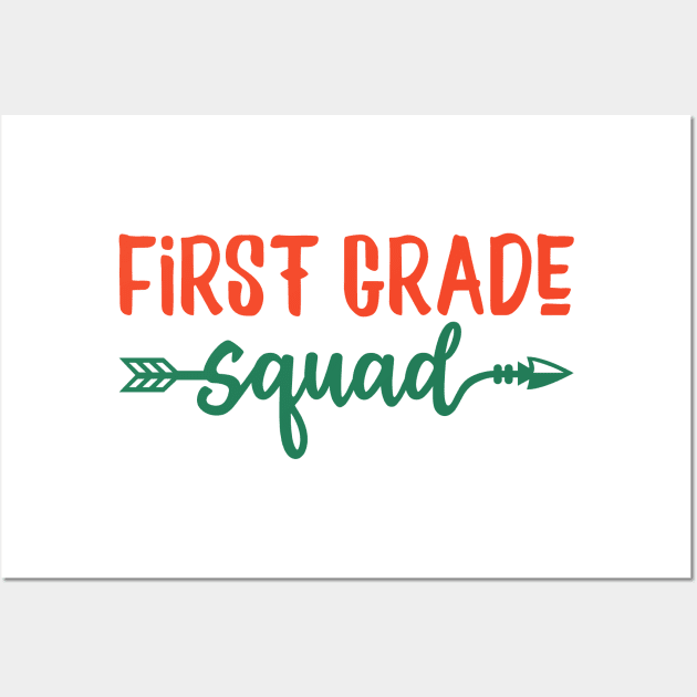 First grade squad Wall Art by Ombre Dreams
